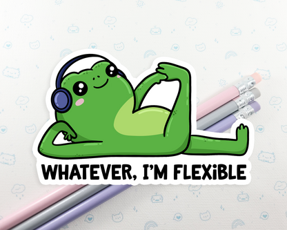 Frog Flexible Sticker