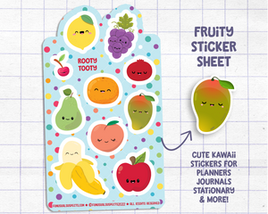 Fruit Sticker Sheet