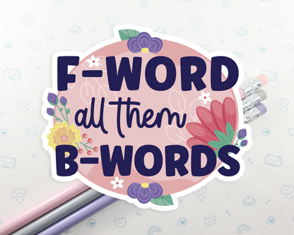 Sweary F-Word Sticker