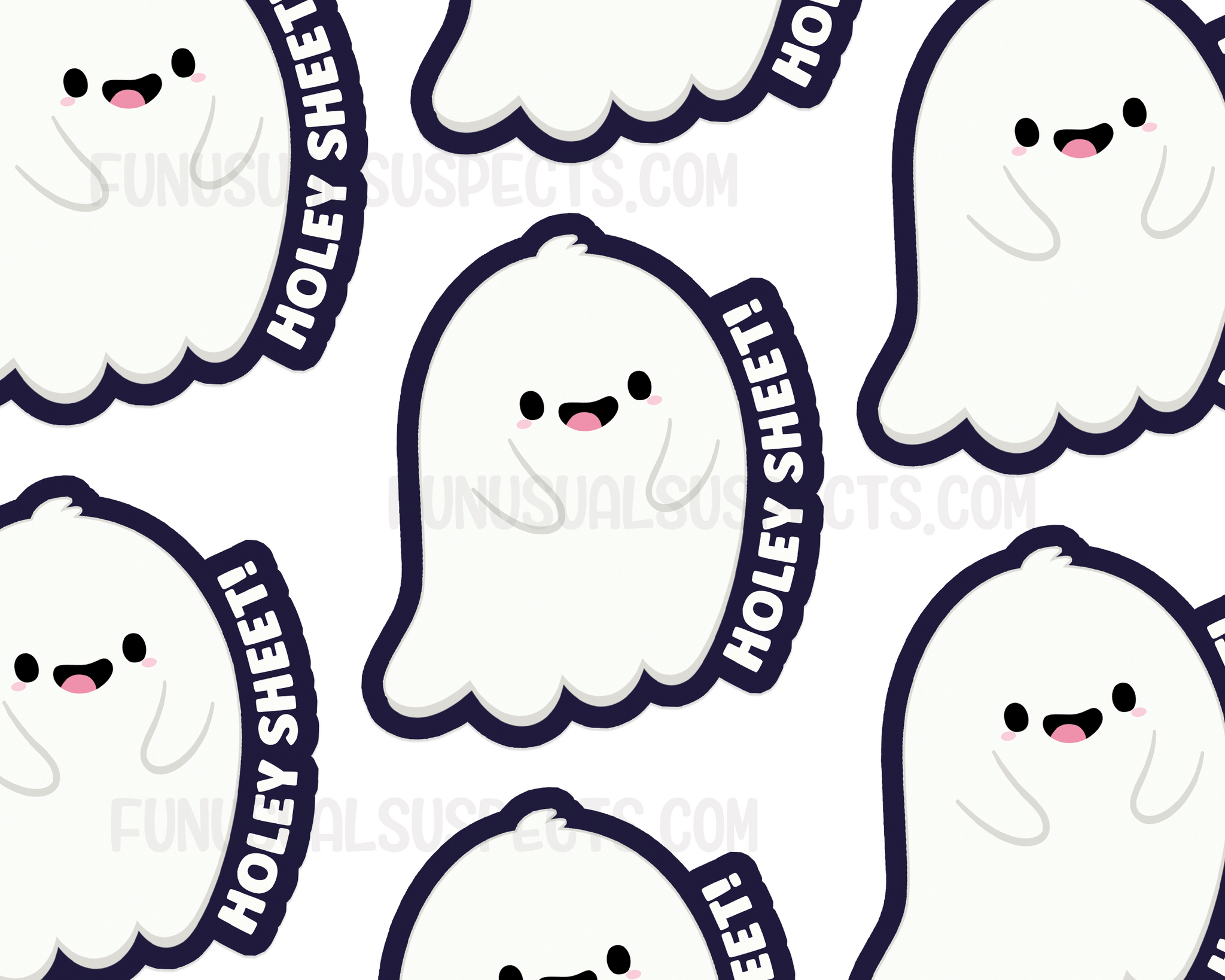 Ghost Holey Sheet Sticker