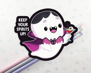 Ghost Spirits Up Sticker