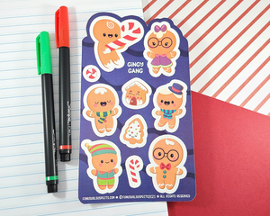 Gingerbread Sticker Sheet