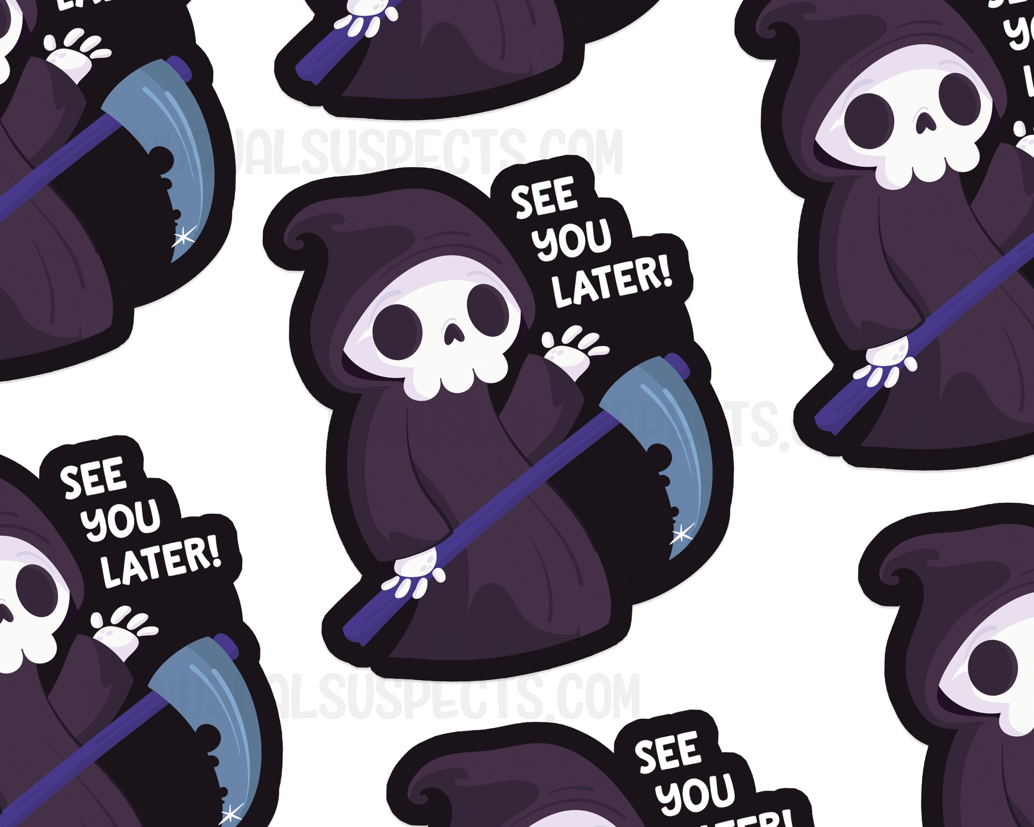 Grim Reaper Sticker