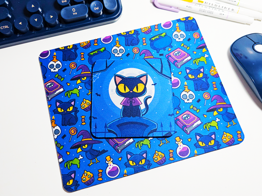 Halloween Mousepad and Coaster Set
