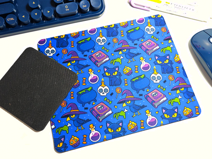 Halloween Mousepad and Coaster Set
