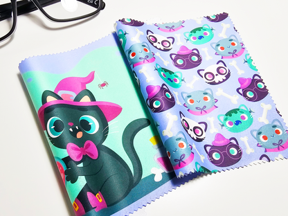 Cat Halloween Screen Cleaning Cloth Set