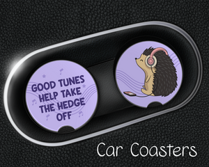 Hedgehog Car Coasters