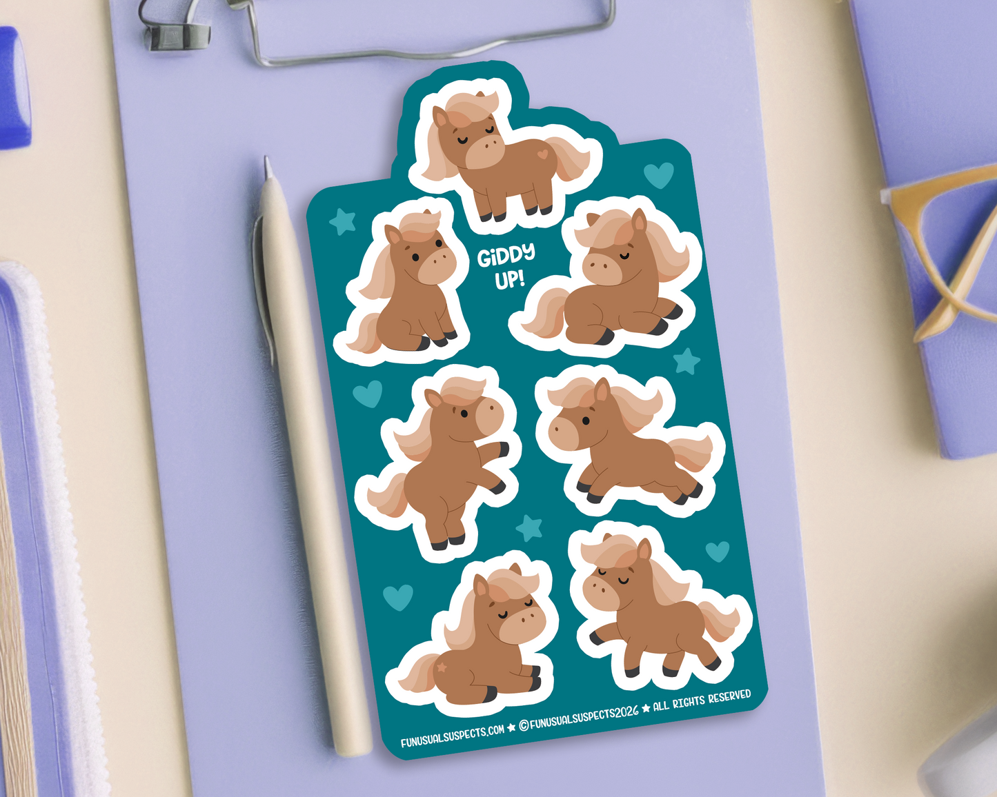 Horse Sticker Sheet