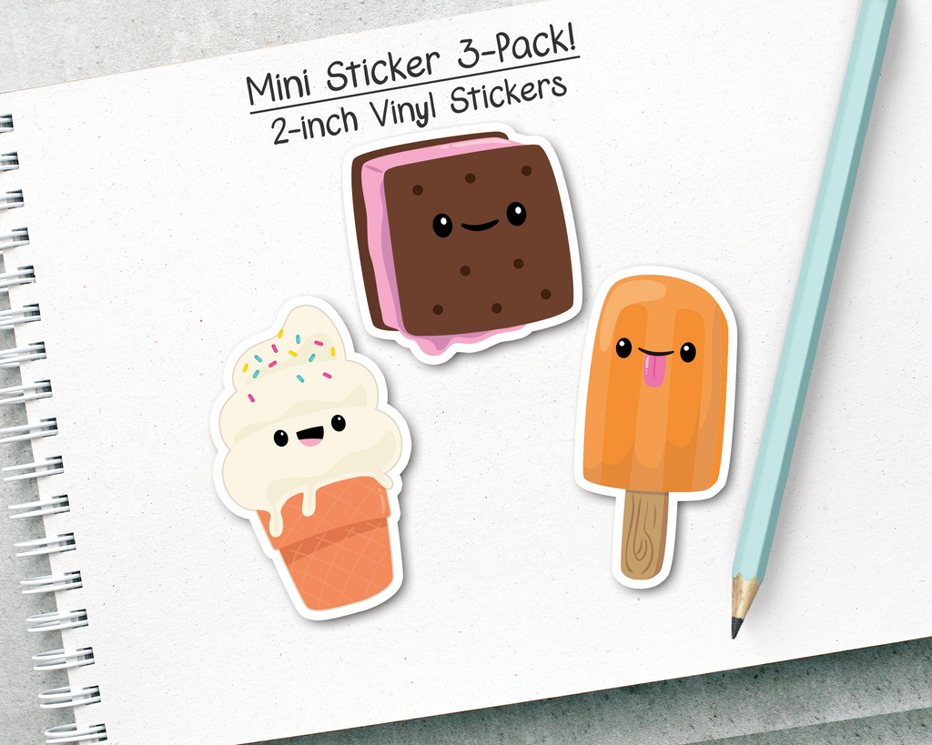 Ice Cream - Mini Sticker Pack