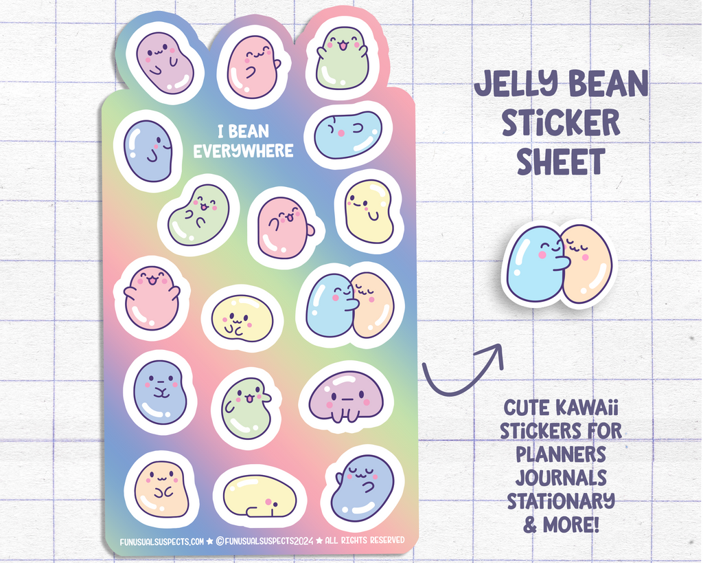 Jelly Beans Sticker Sheet