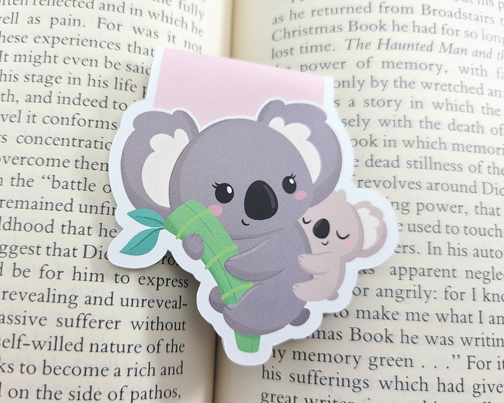 Koala Mom Magnetic Bookmark