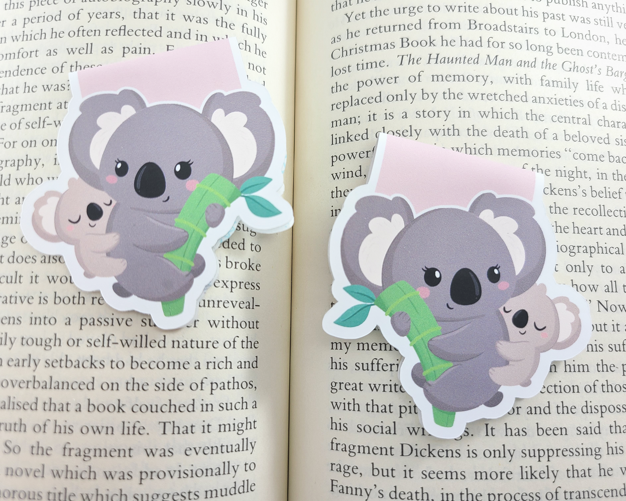 Koala Mom Magnetic Bookmark