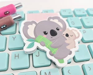 Koala Mom Magnetic Bookmark