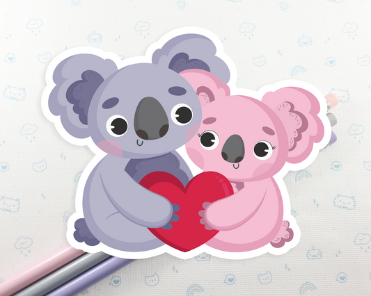 Koalas In Love Sticker