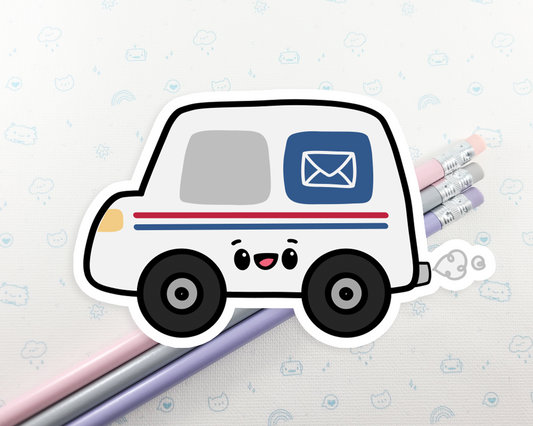 Mail Truck Sticker