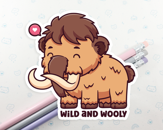 Wooly Mammoth Sticker