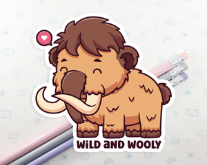 Wooly Mammoth Sticker