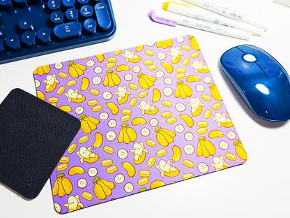 Monkey and Banana Mousepad and Coaster Set