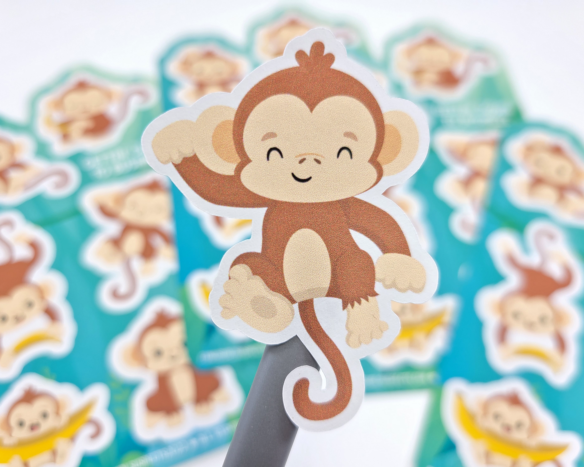 Monkey Sticker Sheet