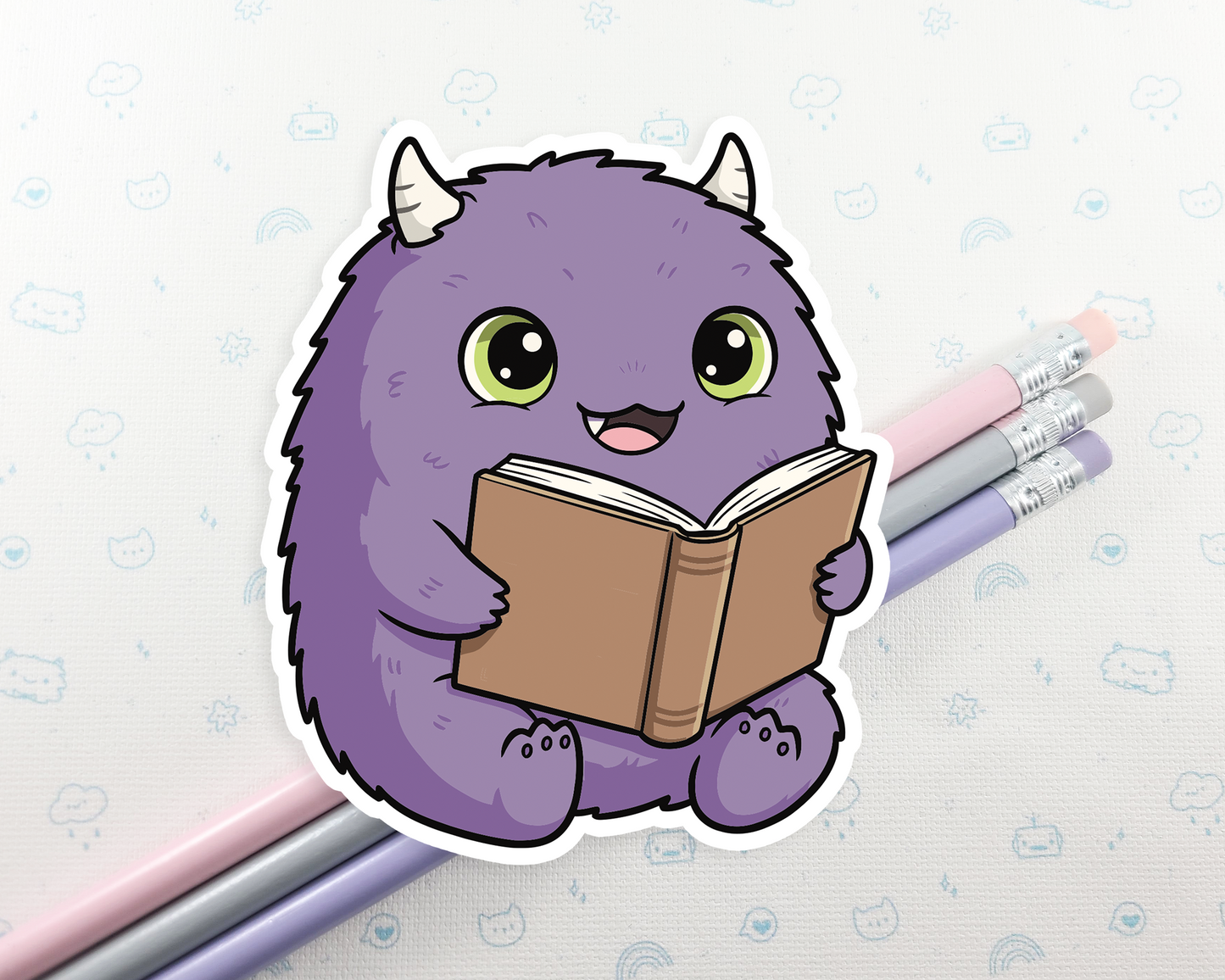 Monster Reading Sticker