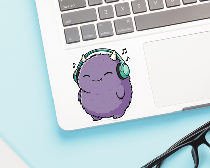 Monster Music Sticker