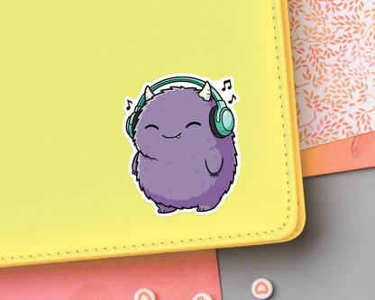 Monster Music Sticker