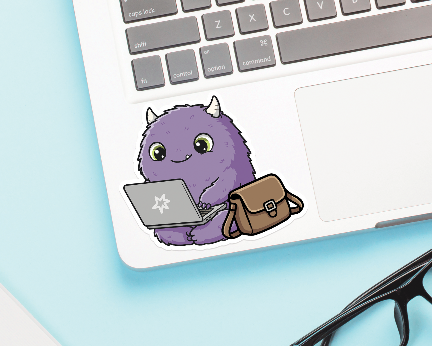 Monster Working Sticker