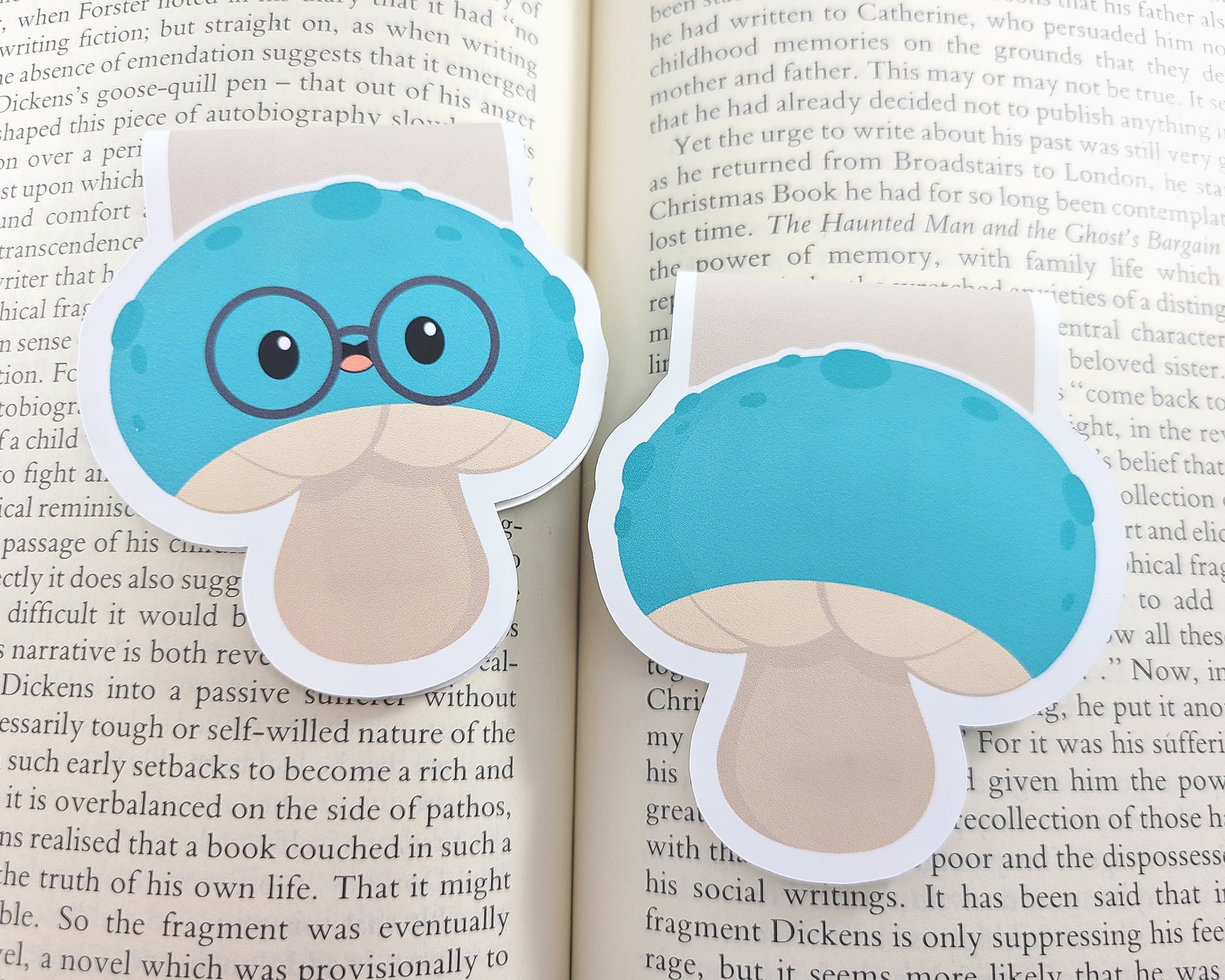 Magnetic Bookmark Mushroom