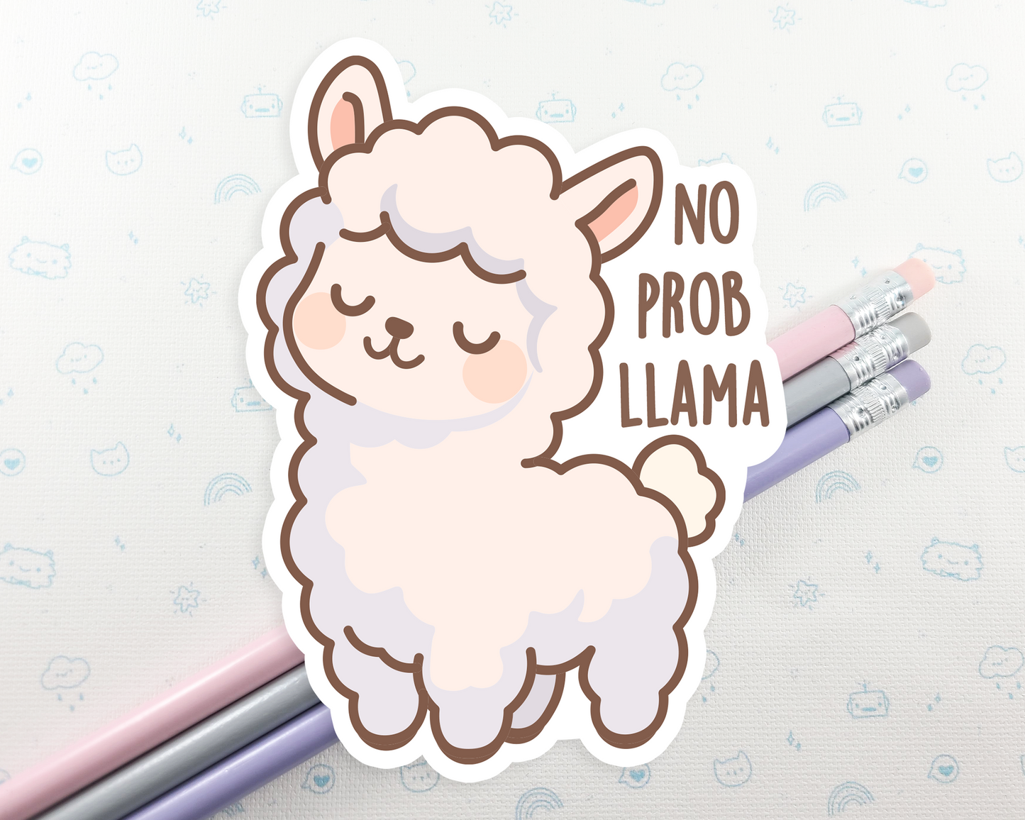 No Prob Llama Sticker