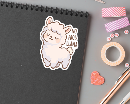 No Prob Llama Sticker