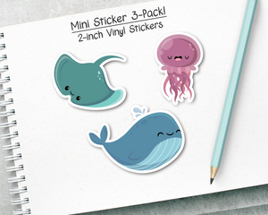 Ocean Animals - Mini Sticker Pack