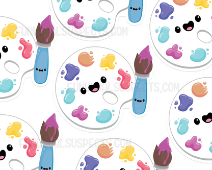 Paint Palette Sticker