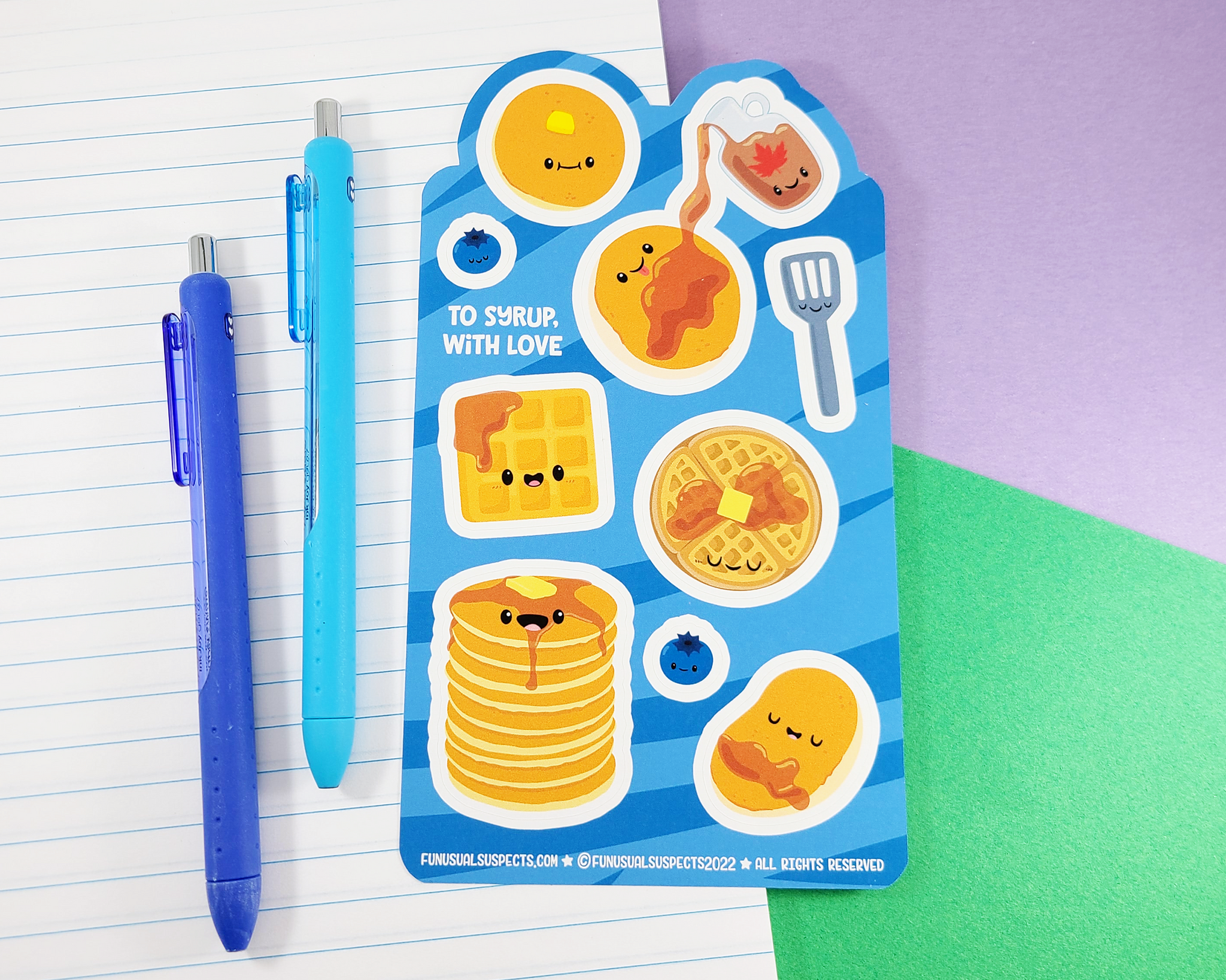 Pancakes & Waffles Sticker Sheet