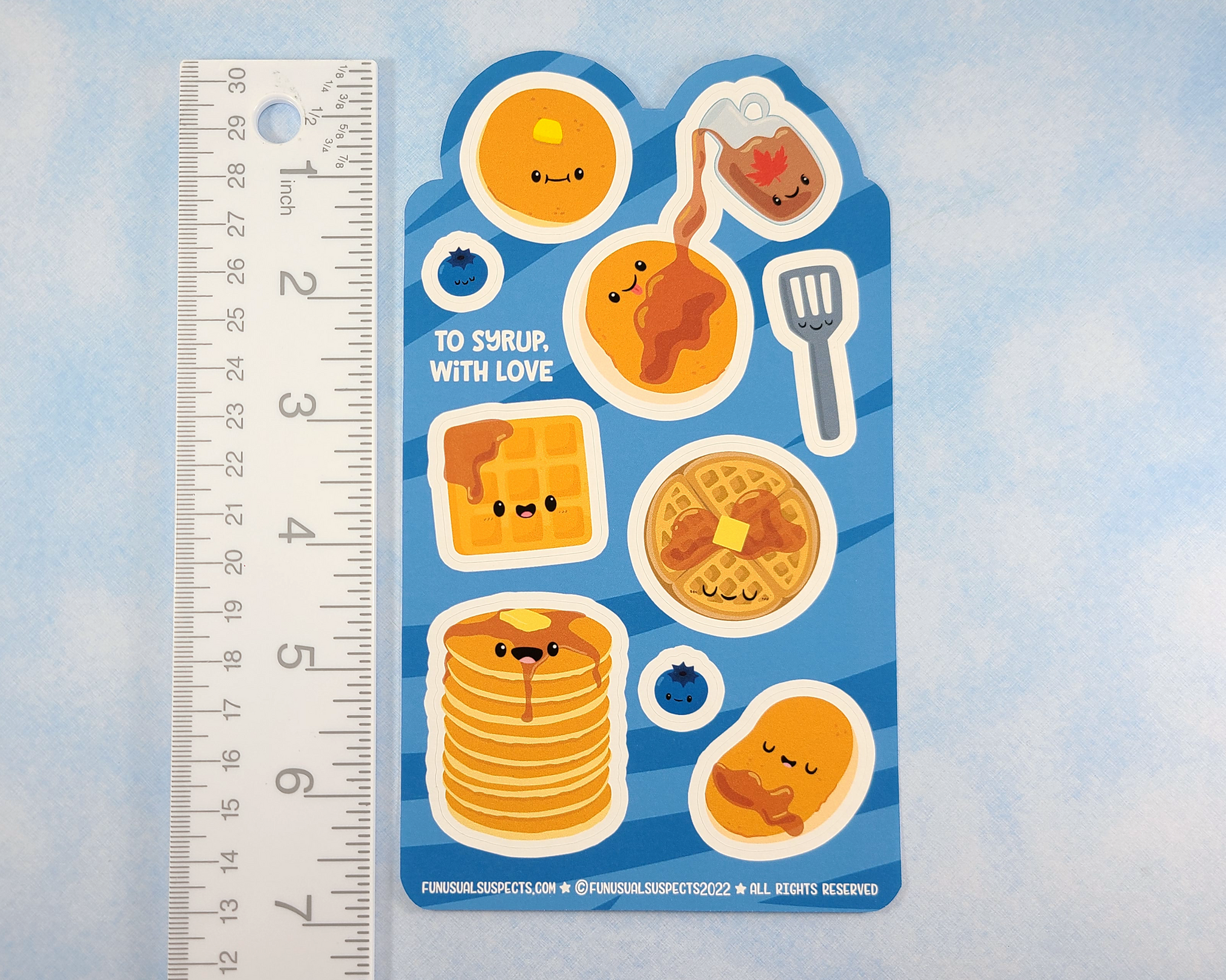 Pancakes & Waffles Sticker Sheet
