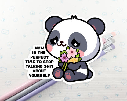 Panda Encourging Sticker