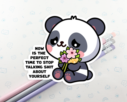 Panda Encourging Sticker