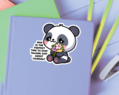 Panda Encourging Sticker