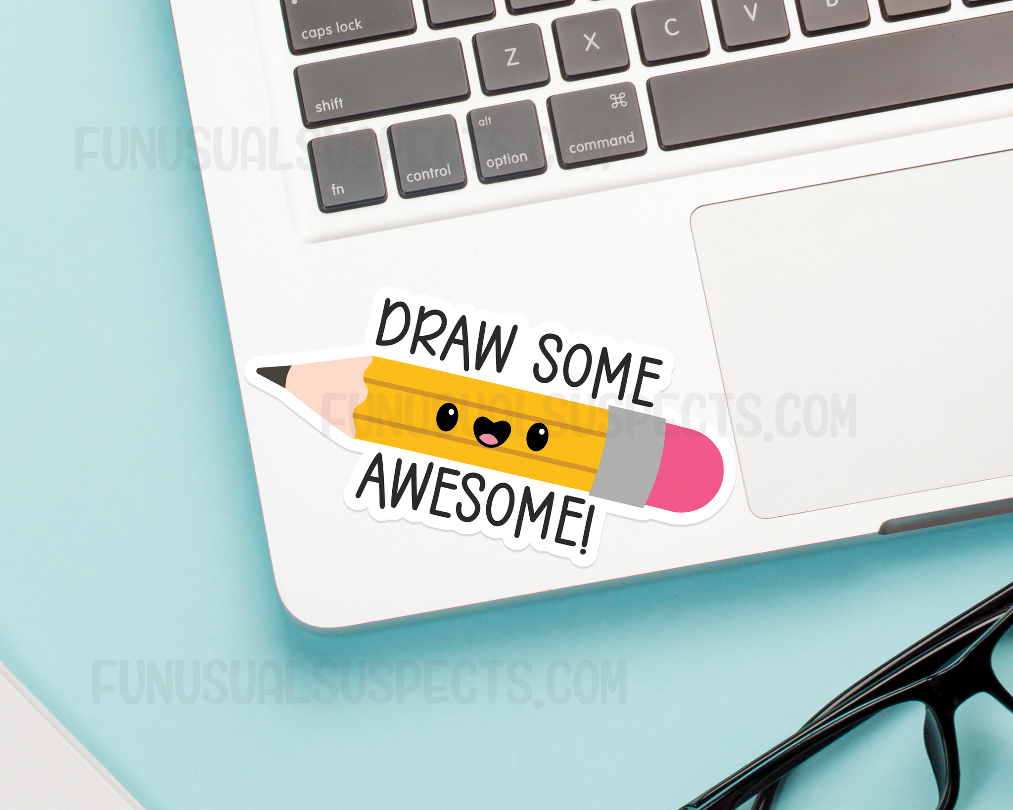 Pencil Drawsome Awesome Sticker