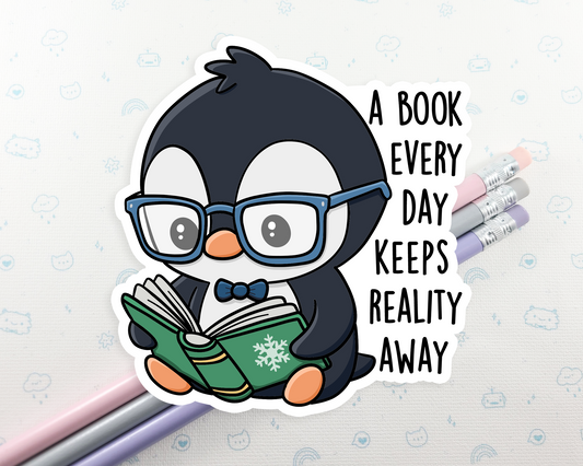 Penguin Book A Day Sticker