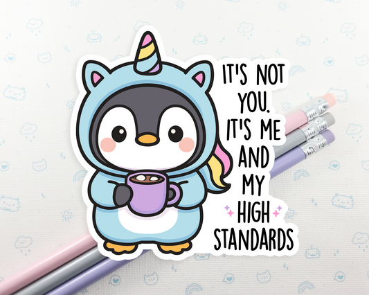 Penguin High Standards Sticker