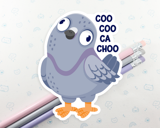 Pigeon Coo Coo Sticker