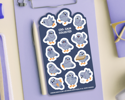 Pigeon Sticker Sheet