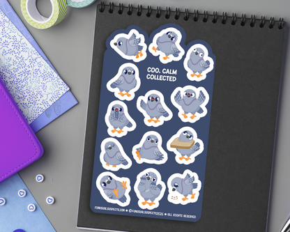 Pigeon Sticker Sheet