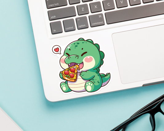Pizza Dino Sticker