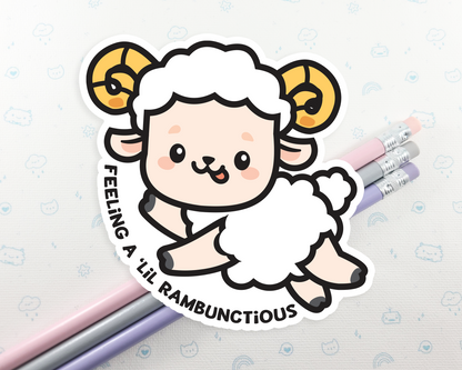 Rambunctious Ram Sticker