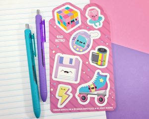 90's Retro Sticker Sheet