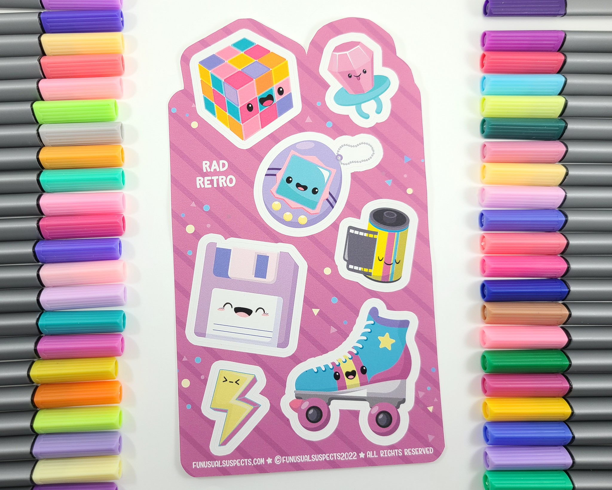 90's Retro Sticker Sheet