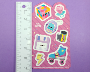 90's Retro Sticker Sheet