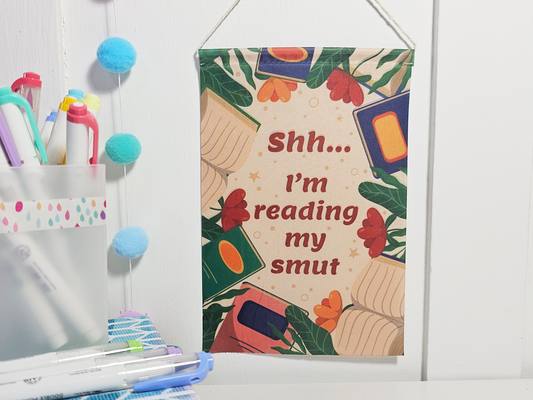 Shh Reading Smut Mini Banner