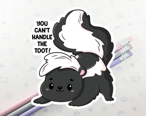 Skunk Handle The Toot Sticker